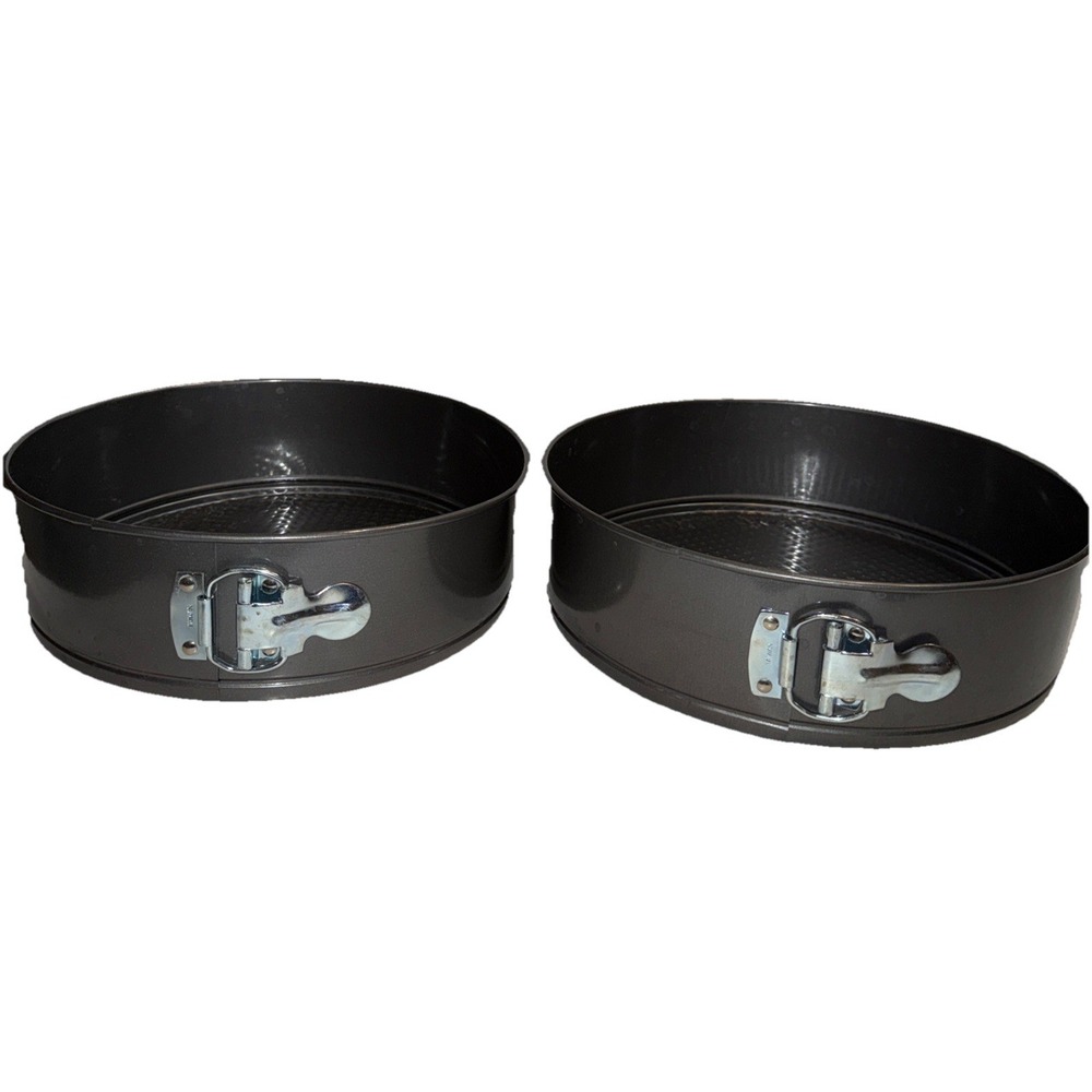 Set Of 2 Nonstick Springform Pans 9.5". & 10.5"